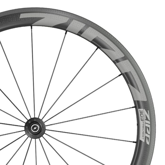 Koleso ZIPP 303 Firecrest Carbon Tubular Rim Brake 700c Front 18Spokes Quick Release Standard Graphic A1