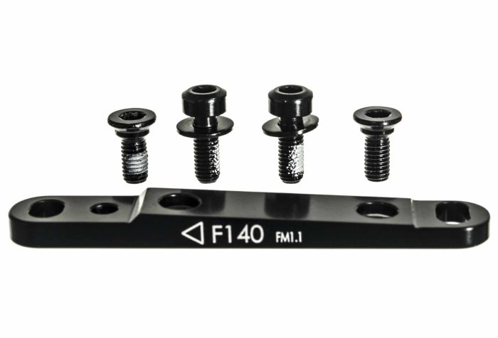 The front adapter Tektro F-5 Flat mount for the rotor of 140mm and 160mm