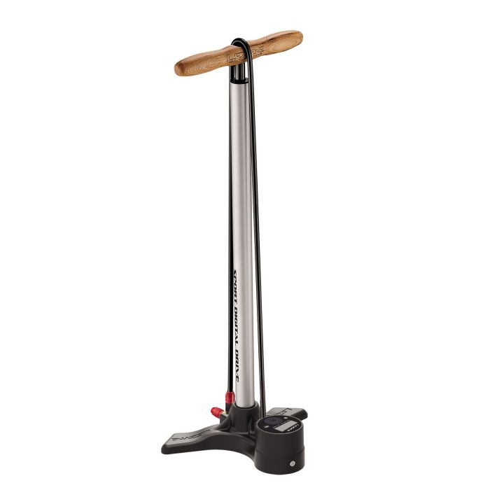 Floor Pump LEZYNE SPORT DIGITAL DRIVE Silver 220psi ABS-1 PRO CHUCK