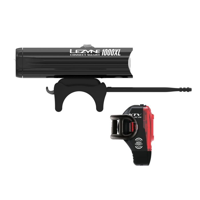 Set light LEZYNE CONNECT SMART 1000XL / KTV SMART PAIR Black