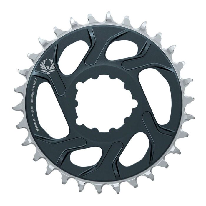 Sram Eagle Chainring 34T Direct Mount 3mm Offset Boost Lunar Polar Grey 11.6218.047.007