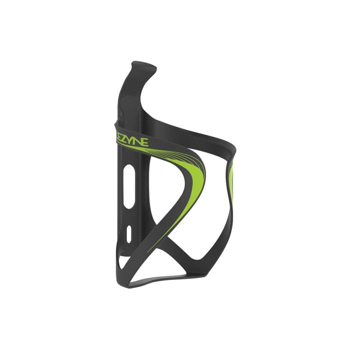 Lezyne Carbon Team Cage Matte Black / Green