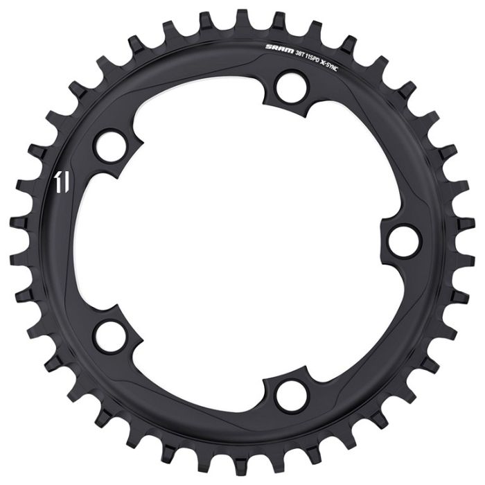 SRAM X-SYNC Rival 1 Narrow Wide Chainring 46T 110mm Black 11.6218.019.006