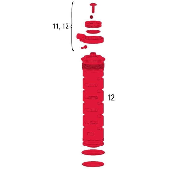 ROCKSHOX Motion Control IS Damper Remote for Lyrik RLR 180 mm 11.4015.415.070