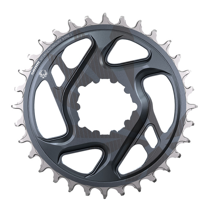 Sram Eagle Chainring 34T Direct Mount 6mm Offset Lunar Grey 11.6218.046.003