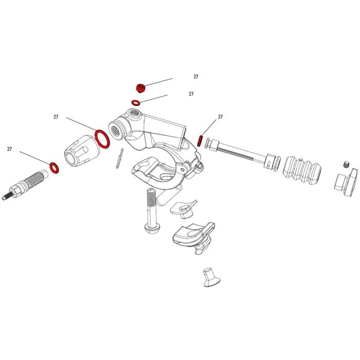 ROCKSHOX Remote Lever Service Kit for Reverb A1 11.6815.015.010