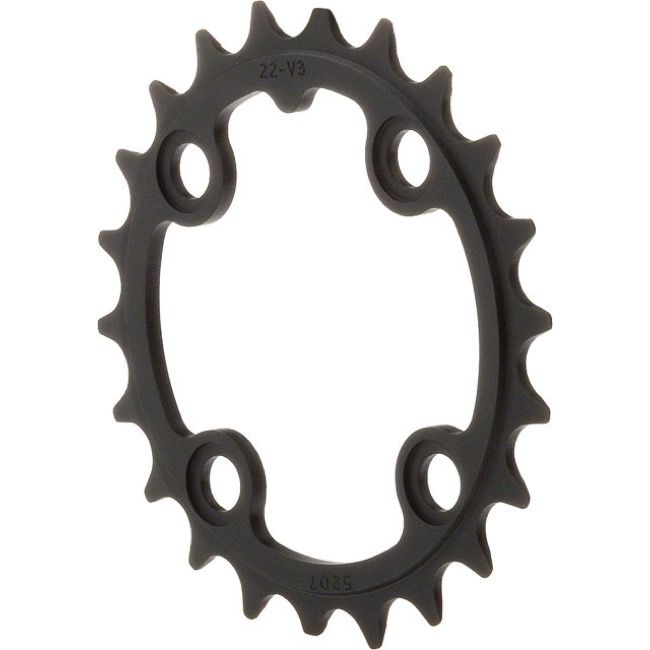 TRUVATIV Chainring Trushift BCD 64 22T Alloy Black 11.6215.089.000