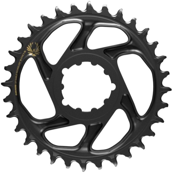 SRAM Eagle X-SYNC 2 SL Direct Mount Chainring 38T 6mm Offset Black Gold 11.6218.040.012