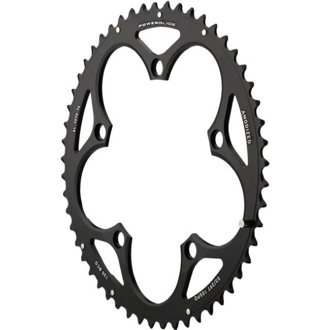 SRAM Chainring ROAD V4 53T BCD 130 Black 11.6215.197.030