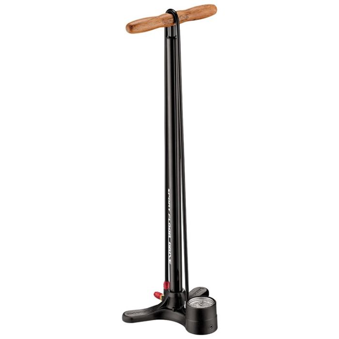 High Pressure Floor Pump LEZYNE SPORT FLOOR DRIVE TALL Black