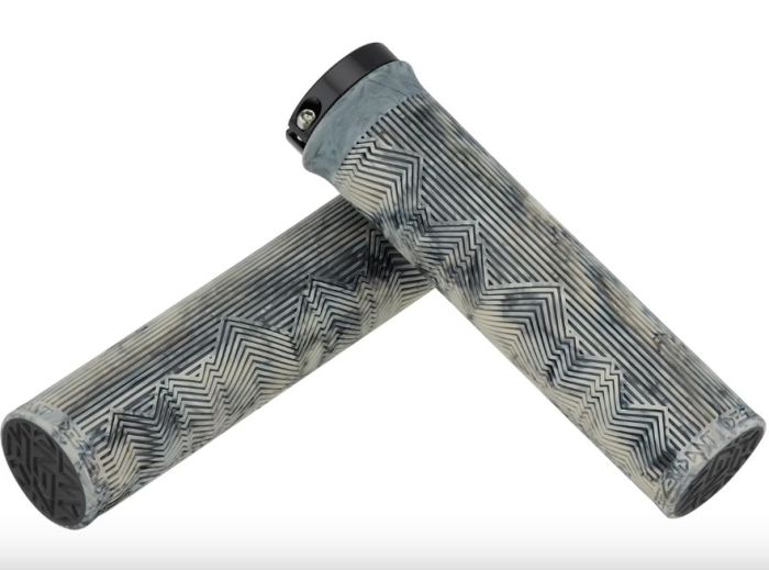 TRUVATIV Descendant Grips Light Gray Black Marbled Single Locking 133mm 00.7918.100.004