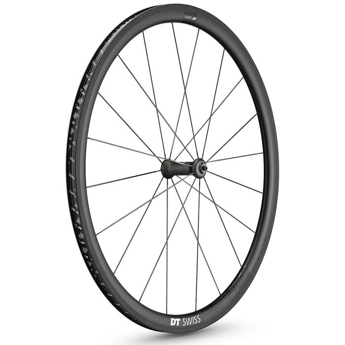 DT SWISS PRC 1400 SPLINE 35 Carbon Front Wheel 700c Clincher QR WPRC140AAQXCA04425