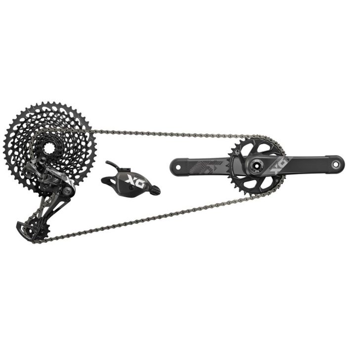 Grupset SRAM X01 EAGLE DUB BOOST 170 12 BLACK Black 00.7918.074.006 speeds