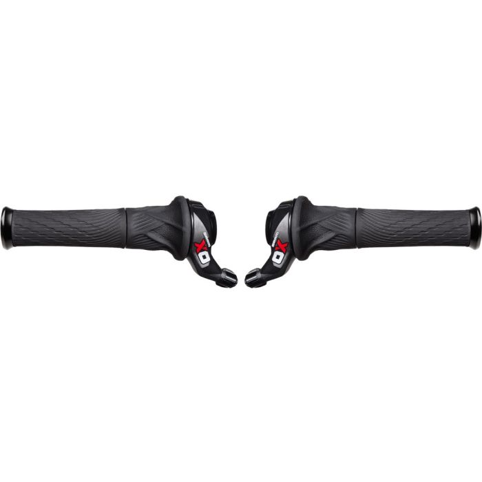 SRAM X0 Grip Shift  Set 2x10sp Black Red 00.7018.011.000