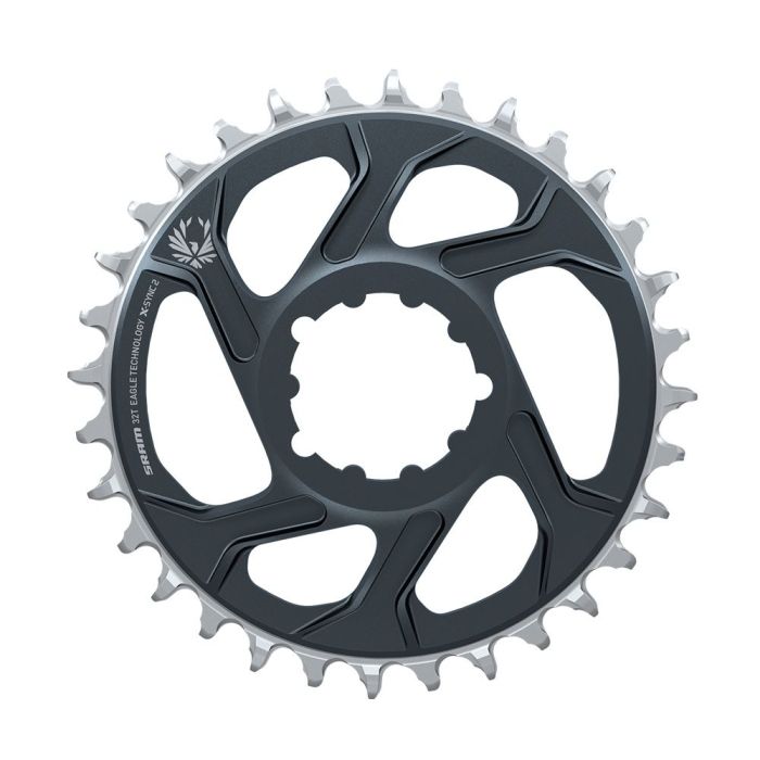 Sram Eagle Chainring 34T Direct Mount 6mm Offset Lunar Polar Grey 11.6218.047.003