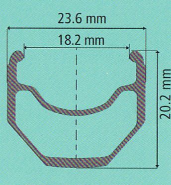 The rim 540 DT SWISS TK disc brake 700C 19mm 622x19 mm 32h