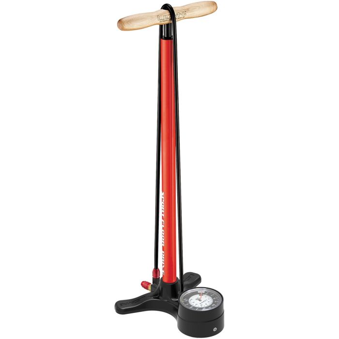 Floor Pump LEZYNE SPORT FLOOR DRIVE Red