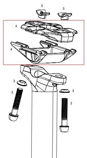 Parts seatpost Zipp SP SC B1 CLAMP KIT