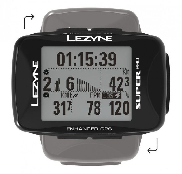 Cycling computer Lezyne Super PRO GPS Smart Loaded