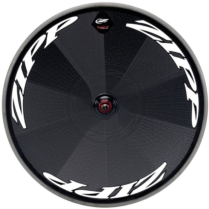 Wheel ZIPP Super-9 Disc Tubular Rear Track White Decal