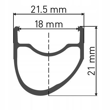 Rim DT SWISS RR 411 asym 700C 18mm 622x18mm 28h