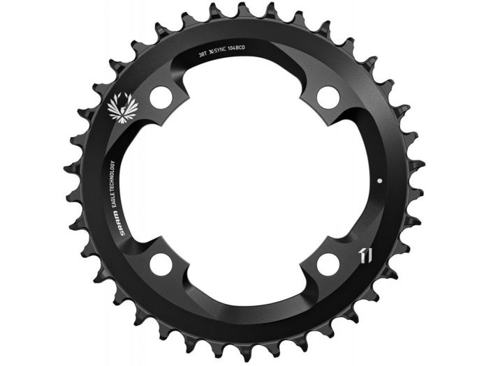 Star SRAM X-SYNC EAGLE 38T 104 BLK 11.6218.033.030