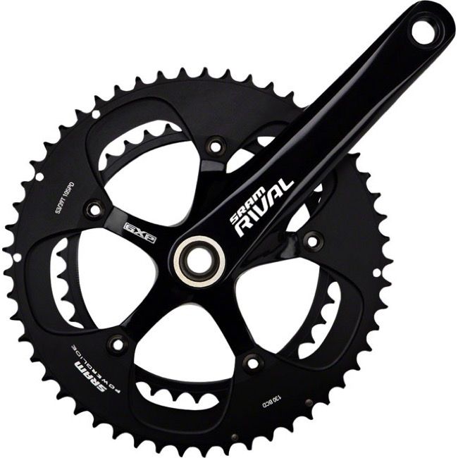 Cranks SRAM Rival OCT MirrorBlack the carriage GXP Cups 170 mm 50/34