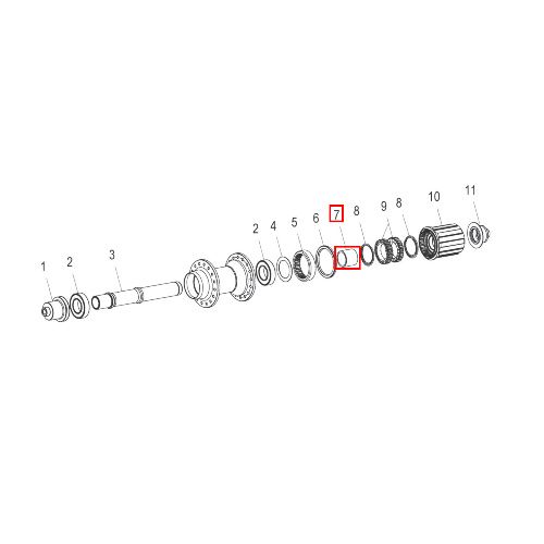 Spacer DT Swiss Hub Spacer Bushing HCDXXX00S1077S