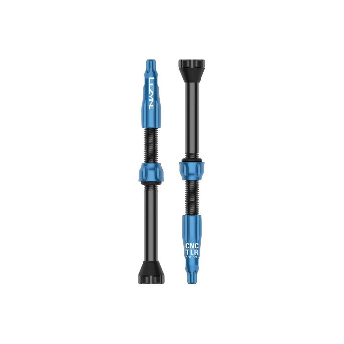 Nipples tubeless Lezyne CNC TLR VALVE 60mm Blue