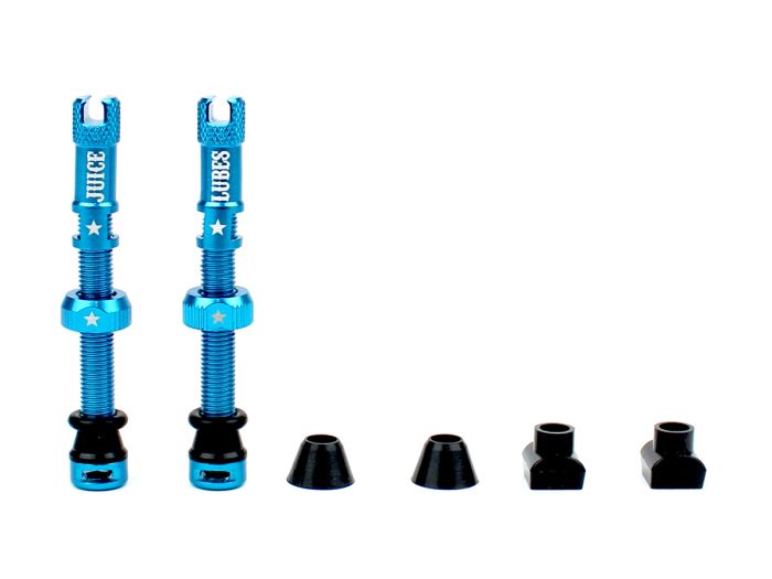 JUICE LUBES Tubeless Valves Teal 48mm 5060731387363