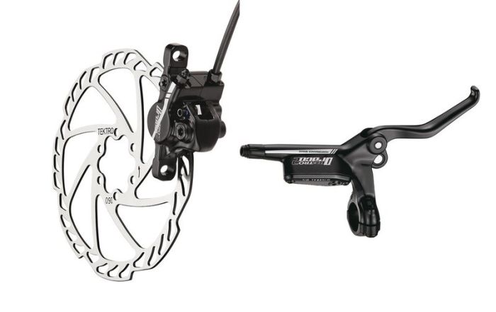 Disc brake hydraulic Tektro Draco 2-F-180 Black