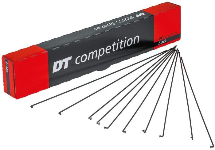 Spokes DT Swiss Competition Black 1.8 / 1.6 100 pieces