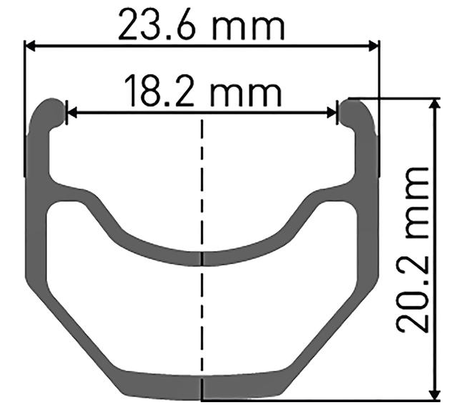 The rim 540 DT SWISS TK 700C 19mm 622x19 mm 32h