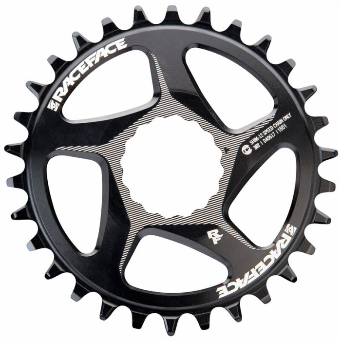 RACEFACE DM Shimano Chainring 12sp ALU Black 32T RNWDM32TSHI12BLK