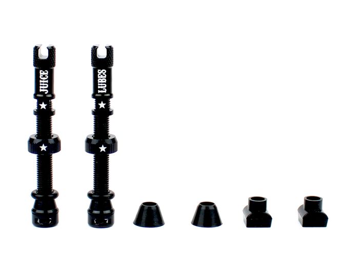 JUICE LUBES Tubeless Valves Black 48mm 5060731387301