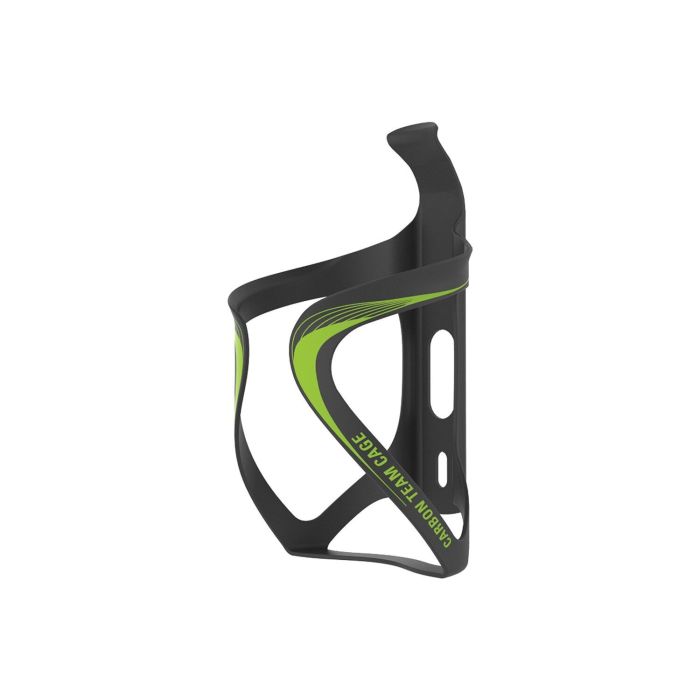 Lezyne Carbon Team Cage Matte Black / Green