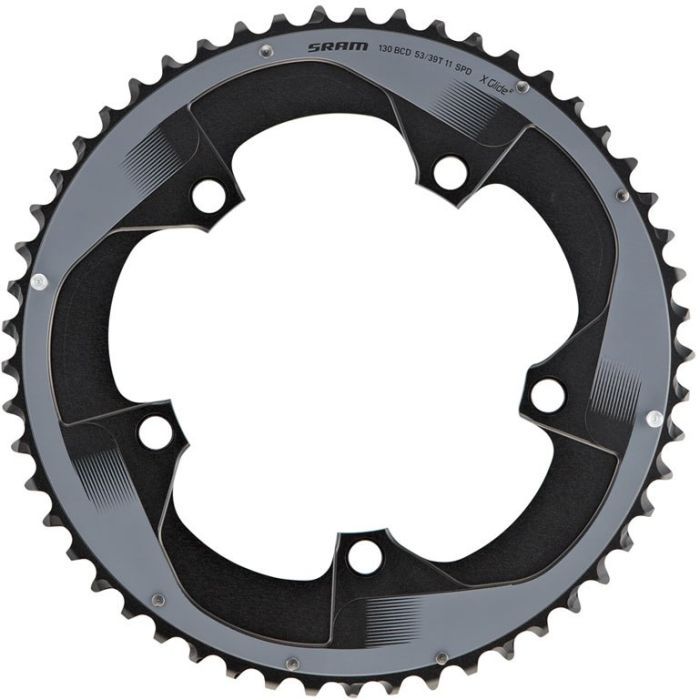 SRAM Chainring X-Glide ROAD FRC 11sp 53T BCD130 2-Pin Black 11.6218.009.001