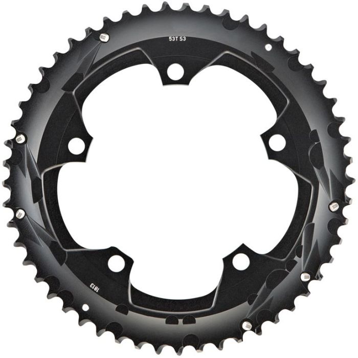 SRAM Chainring X-Glide ROAD FRC 11sp 53T BCD130 2-Pin Black 11.6218.009.001