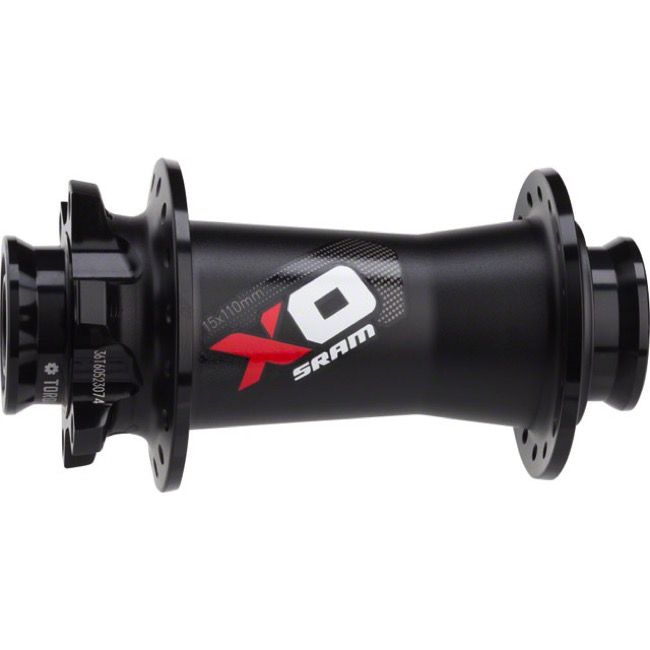 Bushing front SRAM X0 F DISC 15X110 Boost 32H Black Red 00.2018.006.015