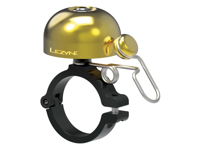 Bell bike Lezyne Classic Brass Bell Hard Mount Gold