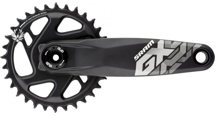 Cranks SRAM Crank GX Eagle Fat Bike 4 "DUB 12sk 170 Direct Mount30t X-SYNC 2 Black 00.6118.530.007