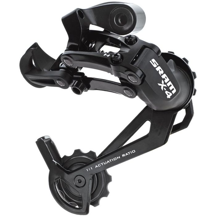 SRAM X4 Rear Derailleur 8 Speed Long Black 00.7515.033.000