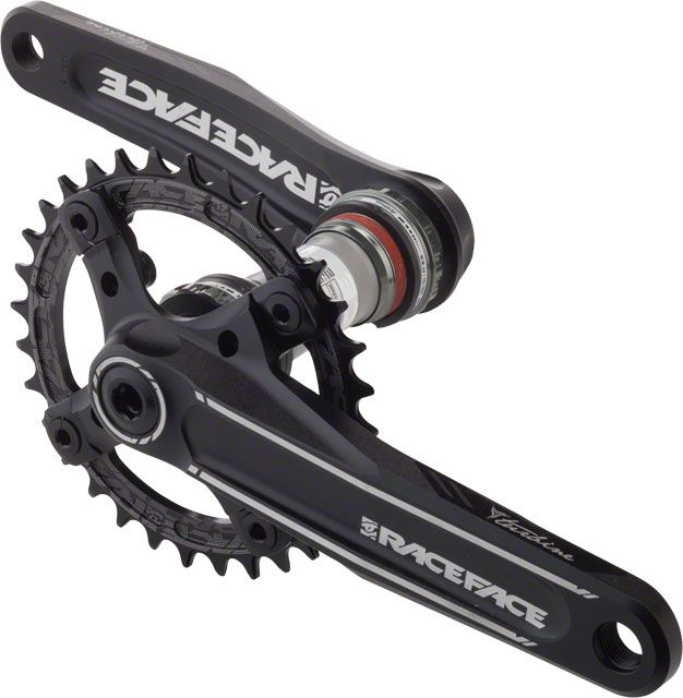 Cranks Race Face TURBINE SS 32 / NW ENDURO BLK-9/10 / 11SPD black 175