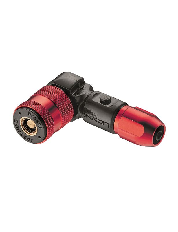 Valve Lezyne ABS-2 CHUCK HP, Red