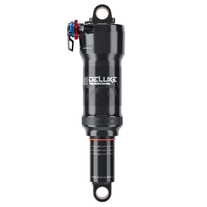 ROCKSHOX Deluxe Ultimate RCT - (185X52.5) DebonAir 2 Tokens MReb/MComp 380lb LockoutForce Trunnion Standard - B2