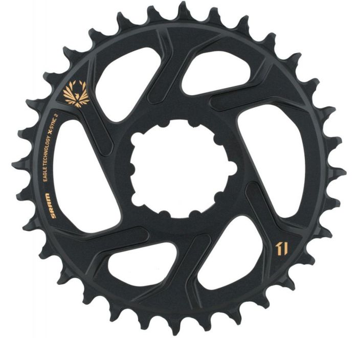 SRAM Chainring X-SYNC EAGLE 30T DM 6mm offset Black Gold 11.6218.030.100