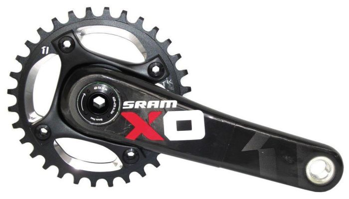 Cranks SRAM X01 DH GXP83 165mm 32T Black Red 00.6118.357.001