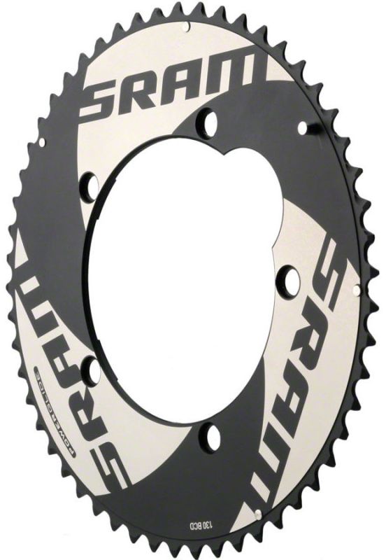 SRAM Chainring POWERGLIDE CRING ROAD RED 10sp 53T BCD130 Black 11.6215.198.020