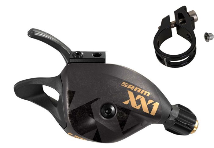 SRAM Shifter XX1 EAGLE 12sp SINGLE CLICK TRIGGER Black Gold 00.7018.390.000