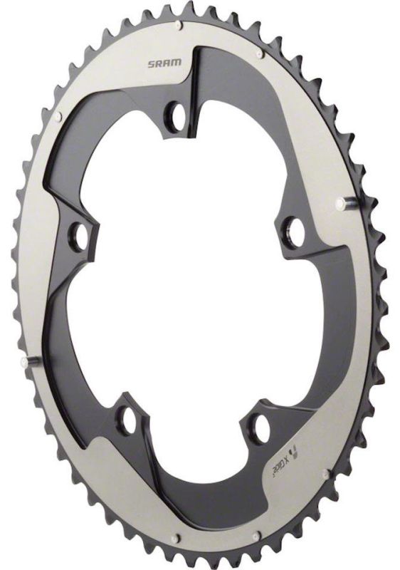 SRAM Chainring X-Glide ROAD RED22 53T BCD130 2-Pin Grey 11.6218.009.000